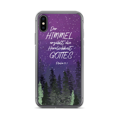 Der Himmel erzählt iPhone Hülle - gesegnet