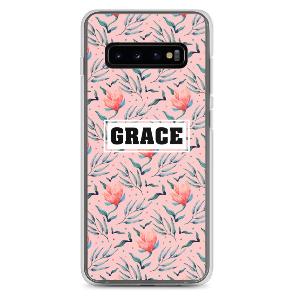 Grace Blumen Design Samsung Handyhülle - gesegnet