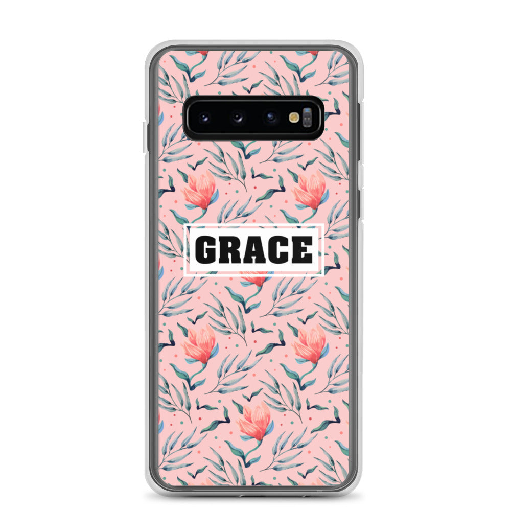 Grace Blumen Design Samsung Handyhülle - gesegnet