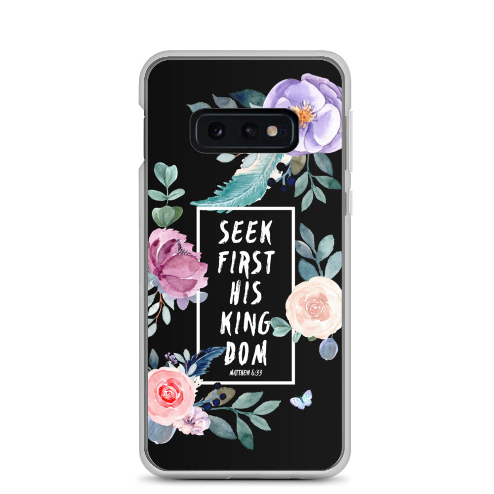 Seek first his Kingdom Samsung Handyhülle - gesegnet