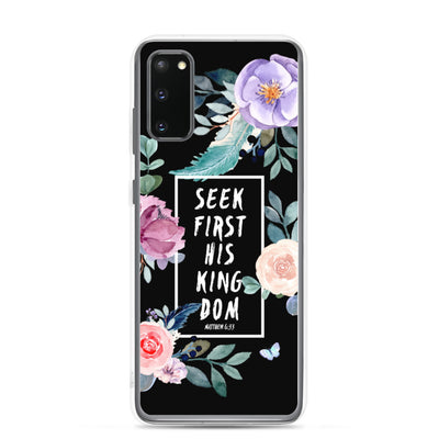 Seek first his Kingdom Samsung Handyhülle - gesegnet