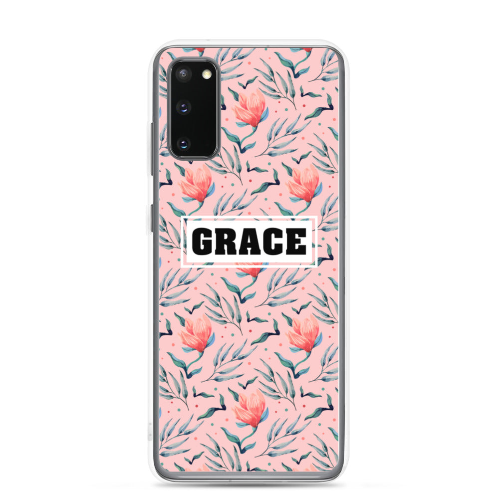 Grace Blumen Design Samsung Handyhülle - gesegnet
