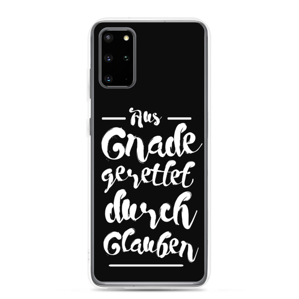 Gerettet durch Glauben - Samsung Hülle - gesegnet
