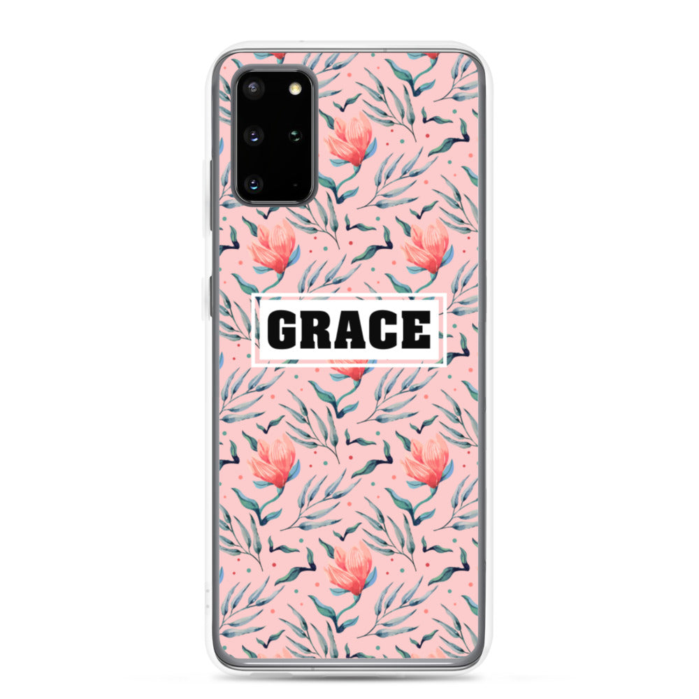Grace Blumen Design Samsung Handyhülle - gesegnet